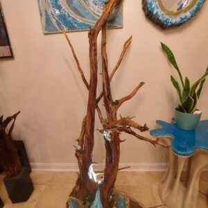 Standing Waterfall Lighted Sculpture