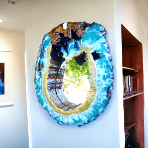 Oak Ocean Mirror