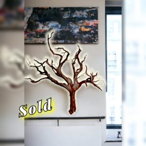 Glowing Root-Tree Wall-Art