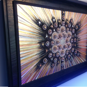 Gold Silver Bronze 3D Mandala (Sold)